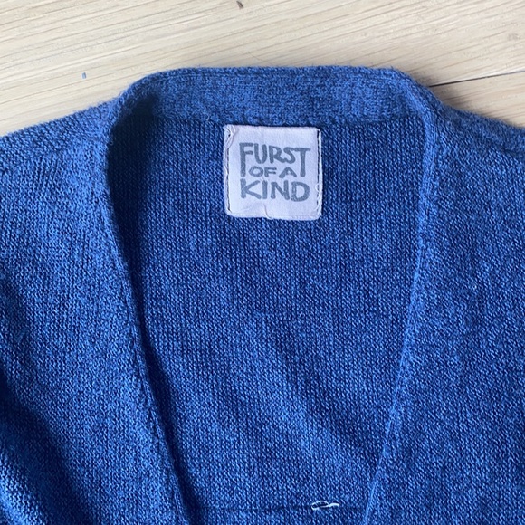 Furst of a Kind LF vintage navy cardigan - Picture 2 of 4